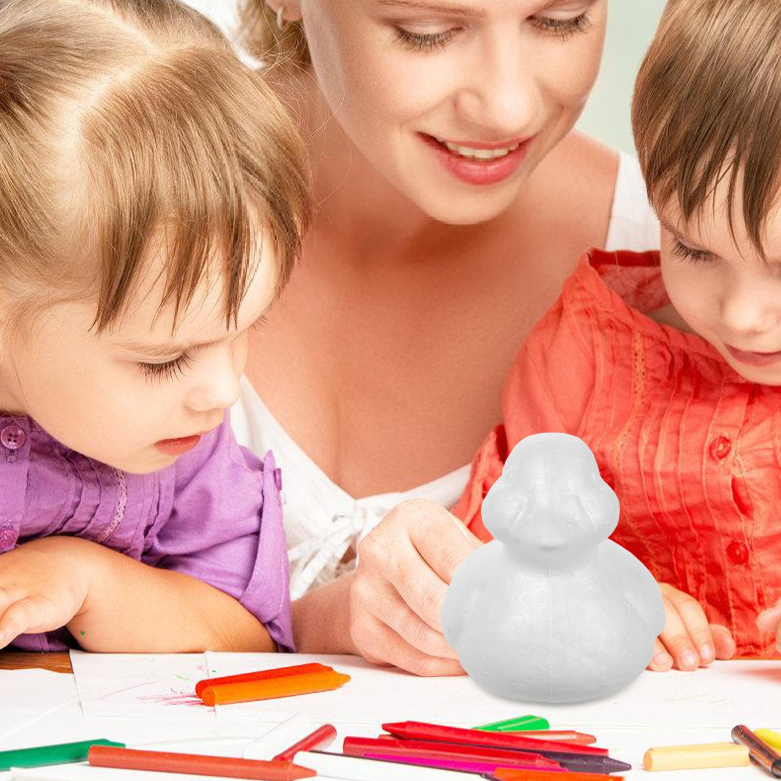 5pcs Foam Duck Shapes White Po - đánh giá và giá Art Craft Duck