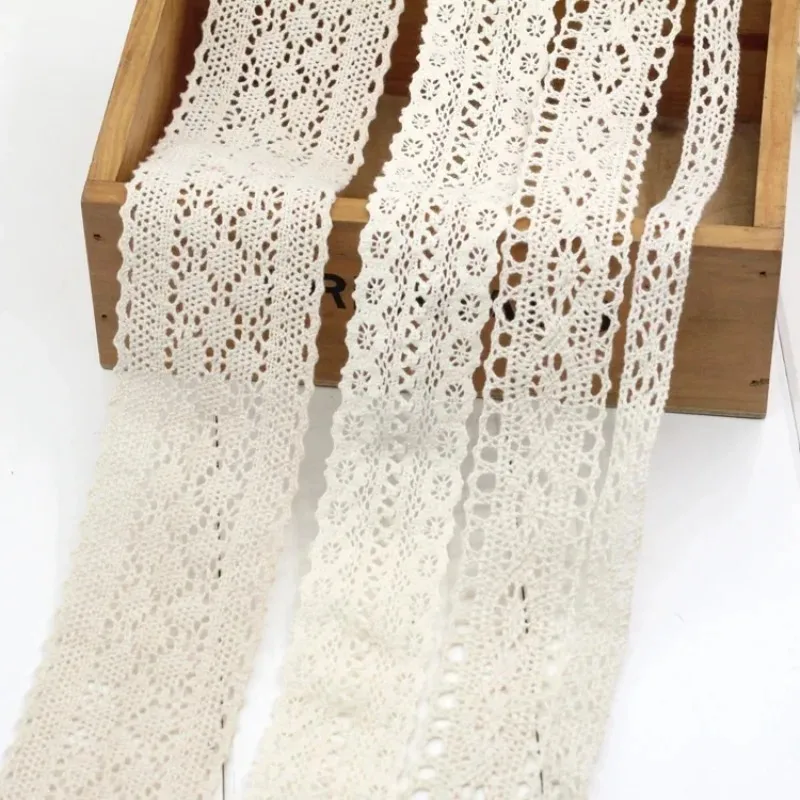 Ivory White Cotton Lace Trim R - đánh giá và giá Art Craft Girl