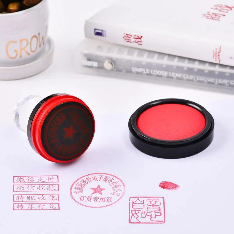 2pcs Red Suitable for Fingerpr - đánh giá và giá Stamping Ink Pad