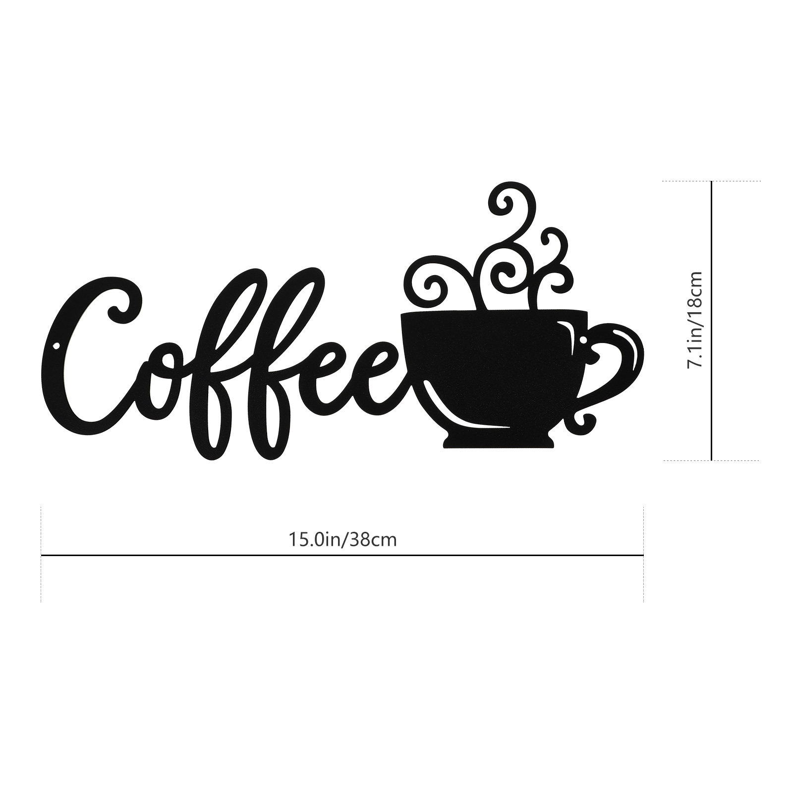 1Set Coffee Cup Pattern Wall P - đánh giá và giá Unique Art Craft