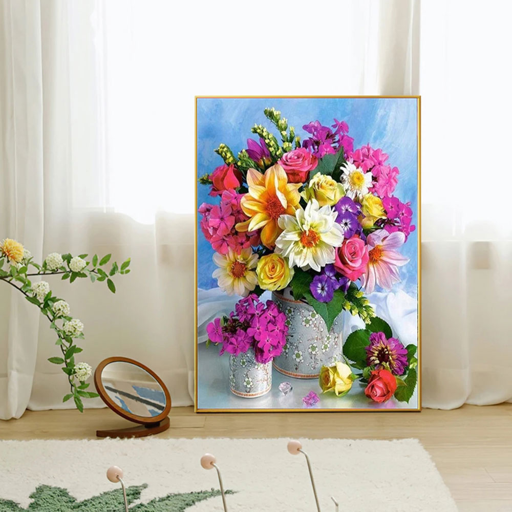 Full Diamond Mosaic Flower 5D  - đánh giá và giá Art Craft Flower