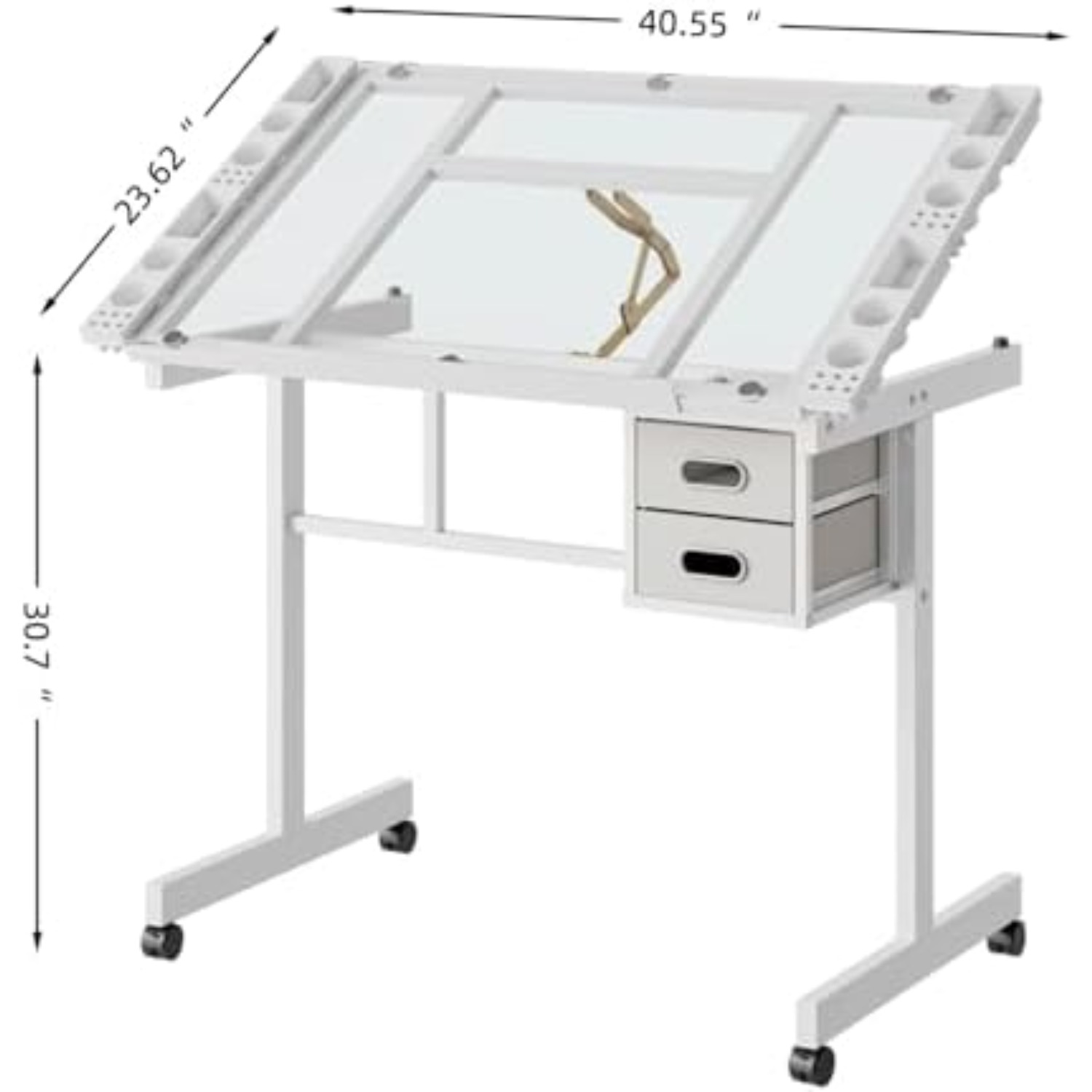 Rolling Drafting Table Desk, P - đánh giá và giá Art Craft Usa