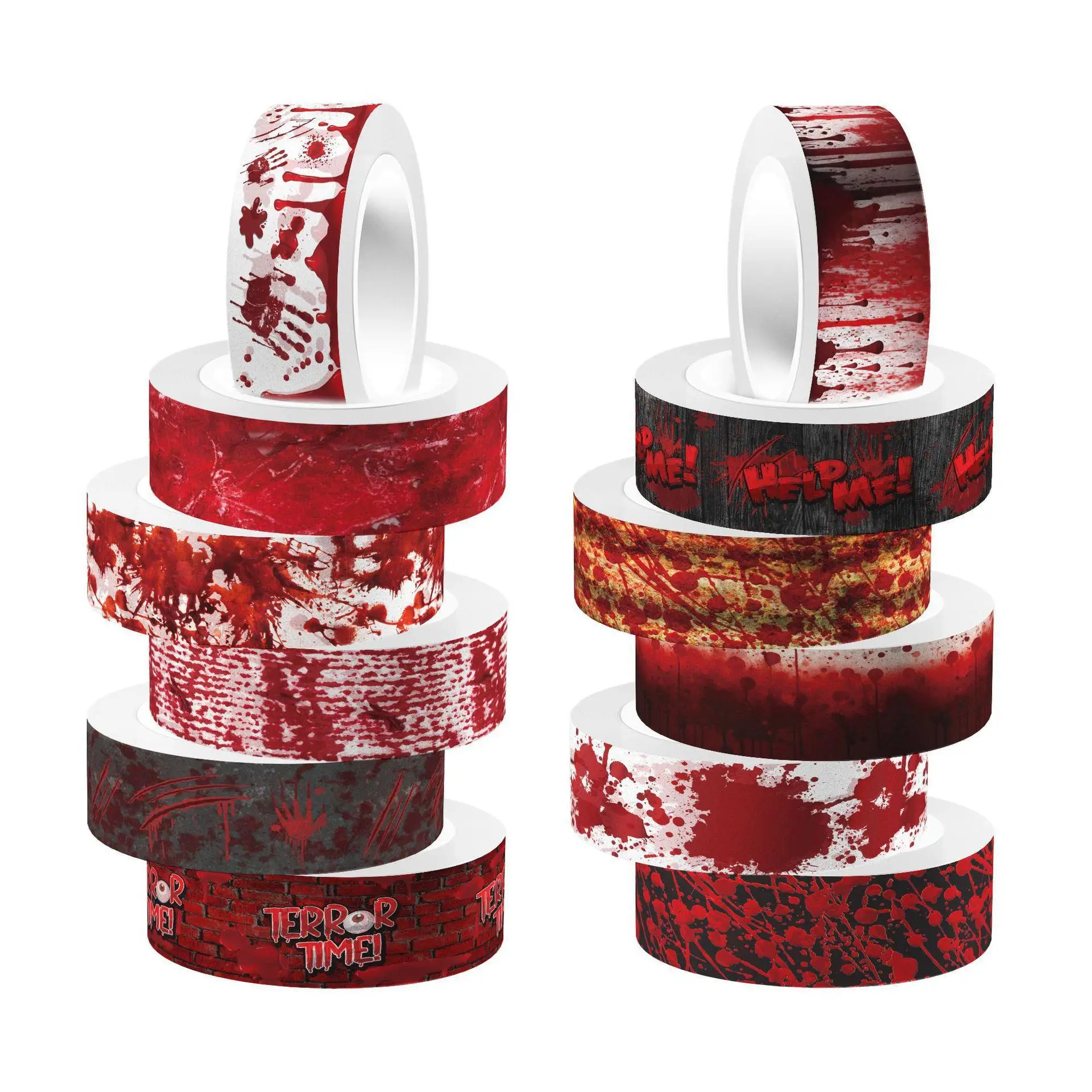 Halloween Bloody Hand Bleeding - đánh giá và giá Washi Tape Rolls