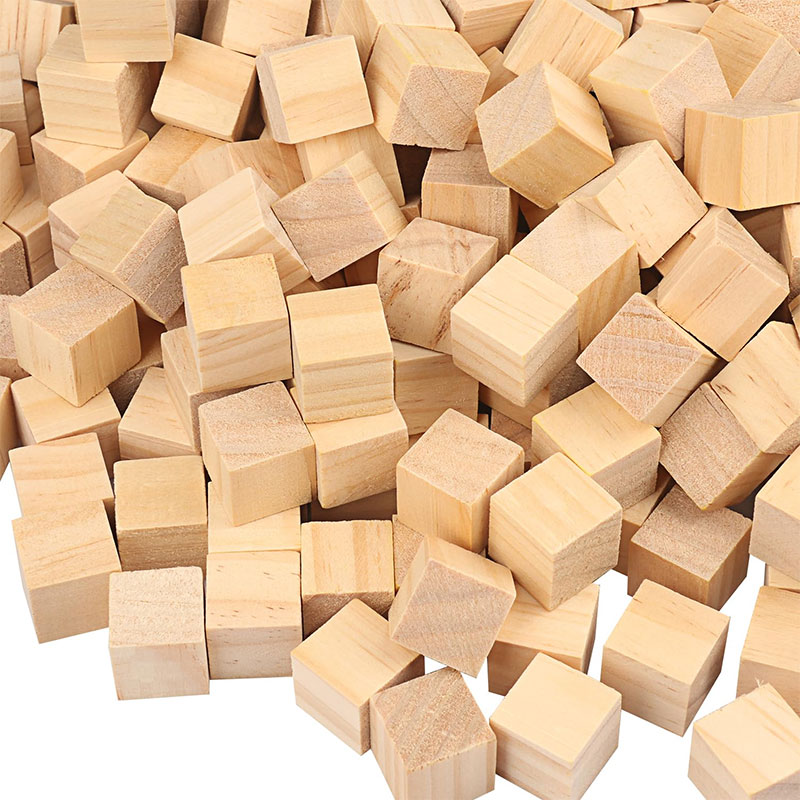 5-100pcs Unfinished Wooden Blo - đánh giá và giá Art Craft 2 Year Olds