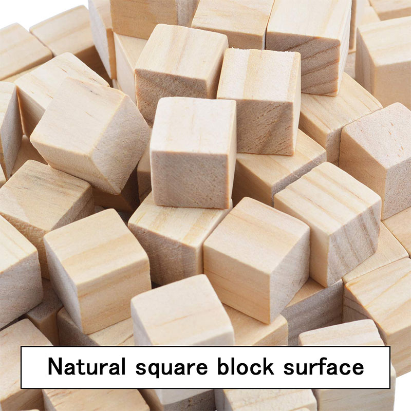 5-100pcs Unfinished Wooden Blo - đánh giá và giá Art Craft 2 Year Olds