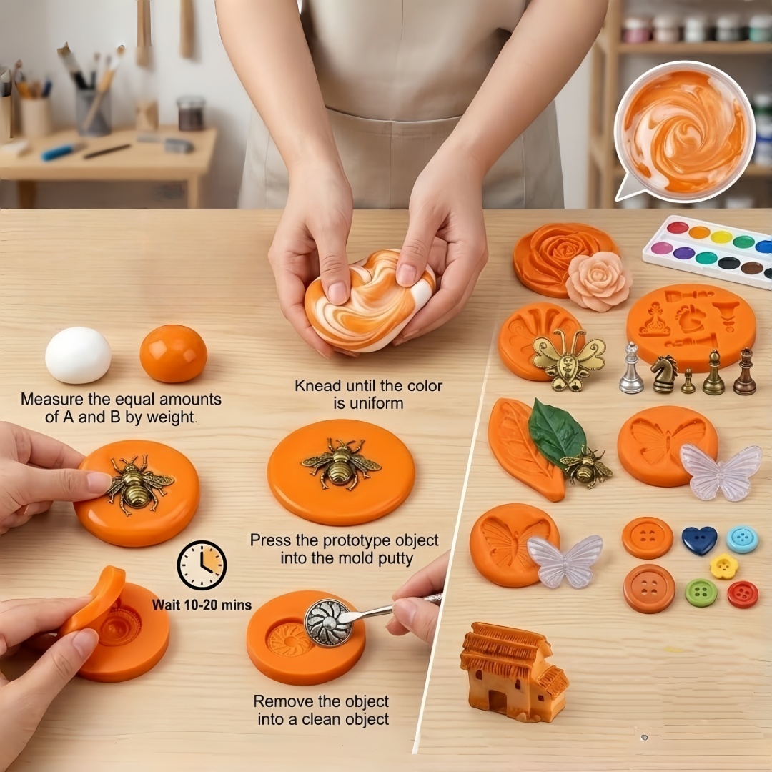 Silicone Putty DIY Crafting Se - đánh giá và giá Art Craft Project