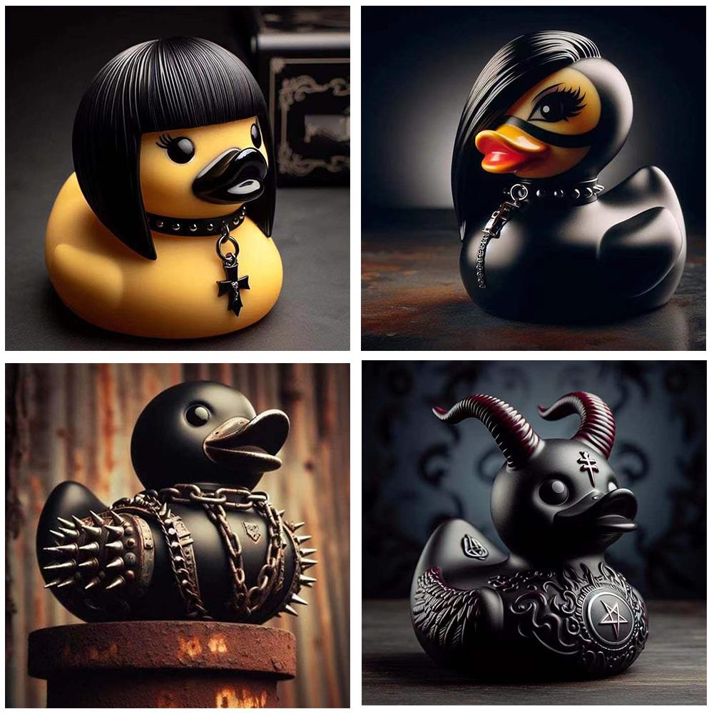 Duck Devil Duck Death Rock Duc - đánh giá và giá Art Craft Duck