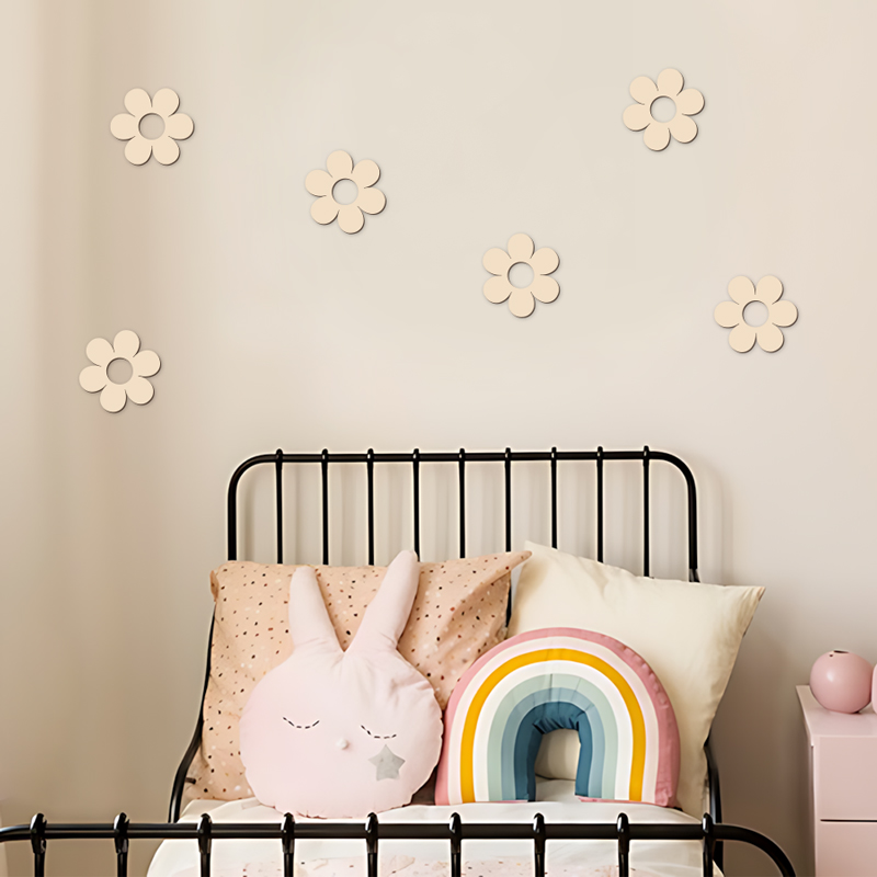 Wooden Flower Wood Cutouts Flo - đánh giá và giá Art Craft 2 Year Olds