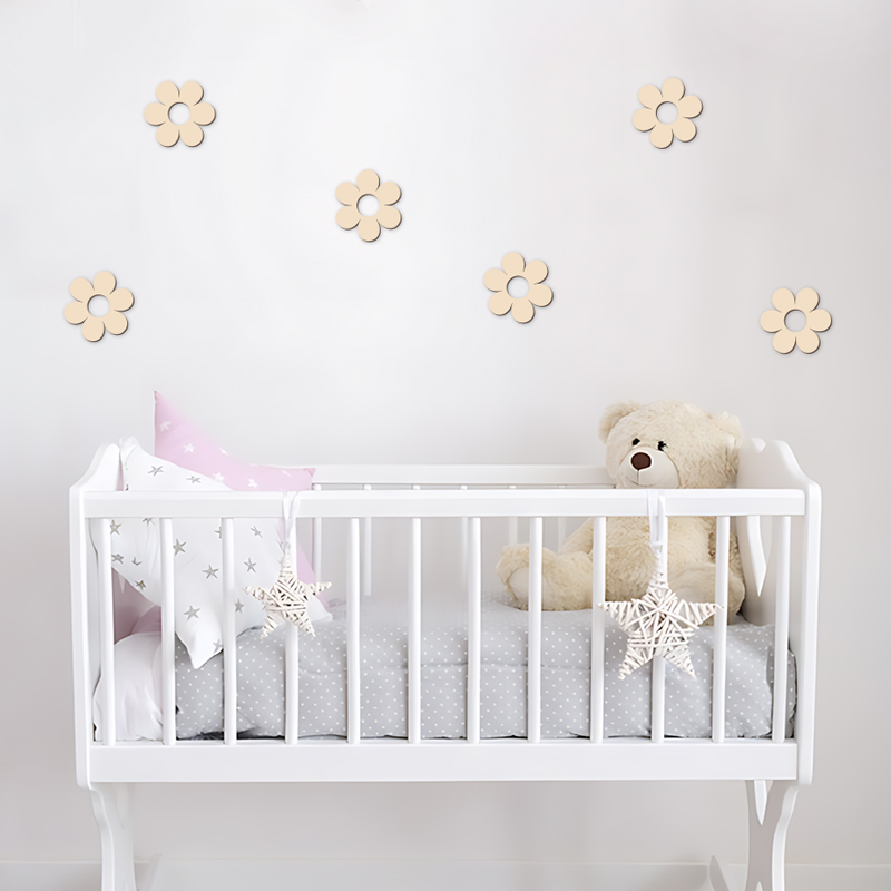 Wooden Flower Wood Cutouts Flo - đánh giá và giá Art Craft 2 Year Olds