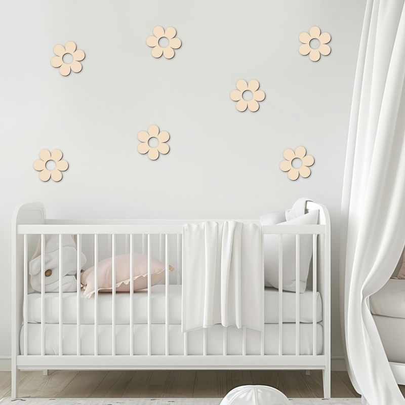 Wooden Flower Wood Cutouts Flo - đánh giá và giá Art Craft 2 Year Olds