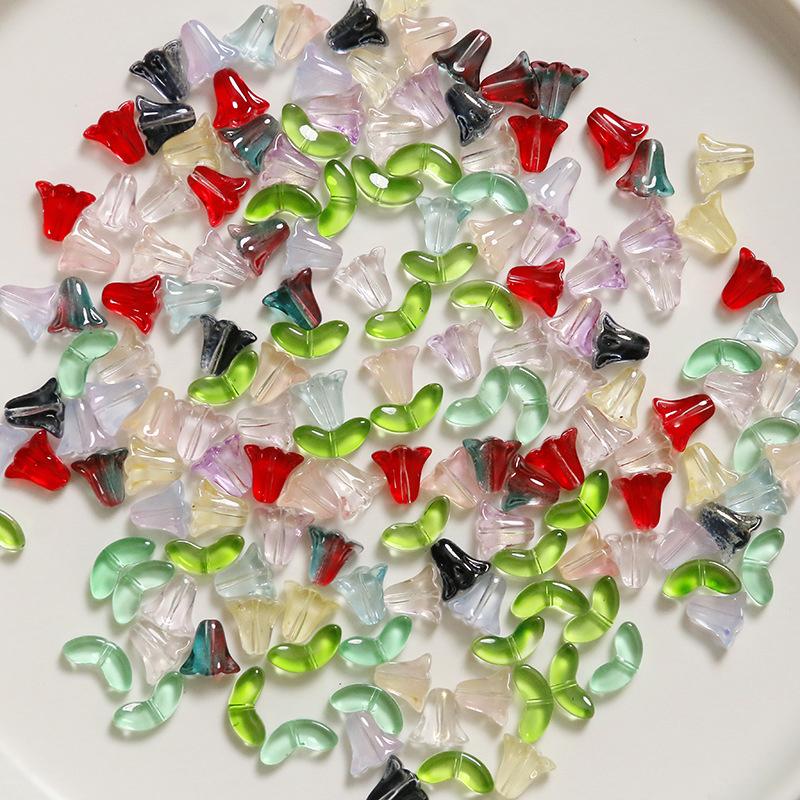 Lampwork  Flower Beads 30Pcs M - đánh giá và giá Art Craft Flower