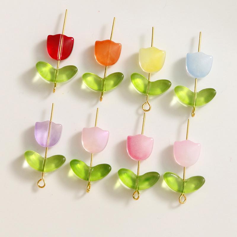 Lampwork  Flower Beads 30Pcs M - đánh giá và giá Art Craft Flower
