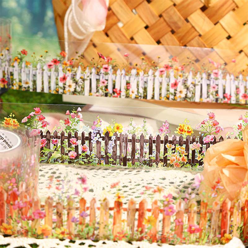 1 Roll Fence Courtyard PET Was - đánh giá và giá Washi Tape Rolls