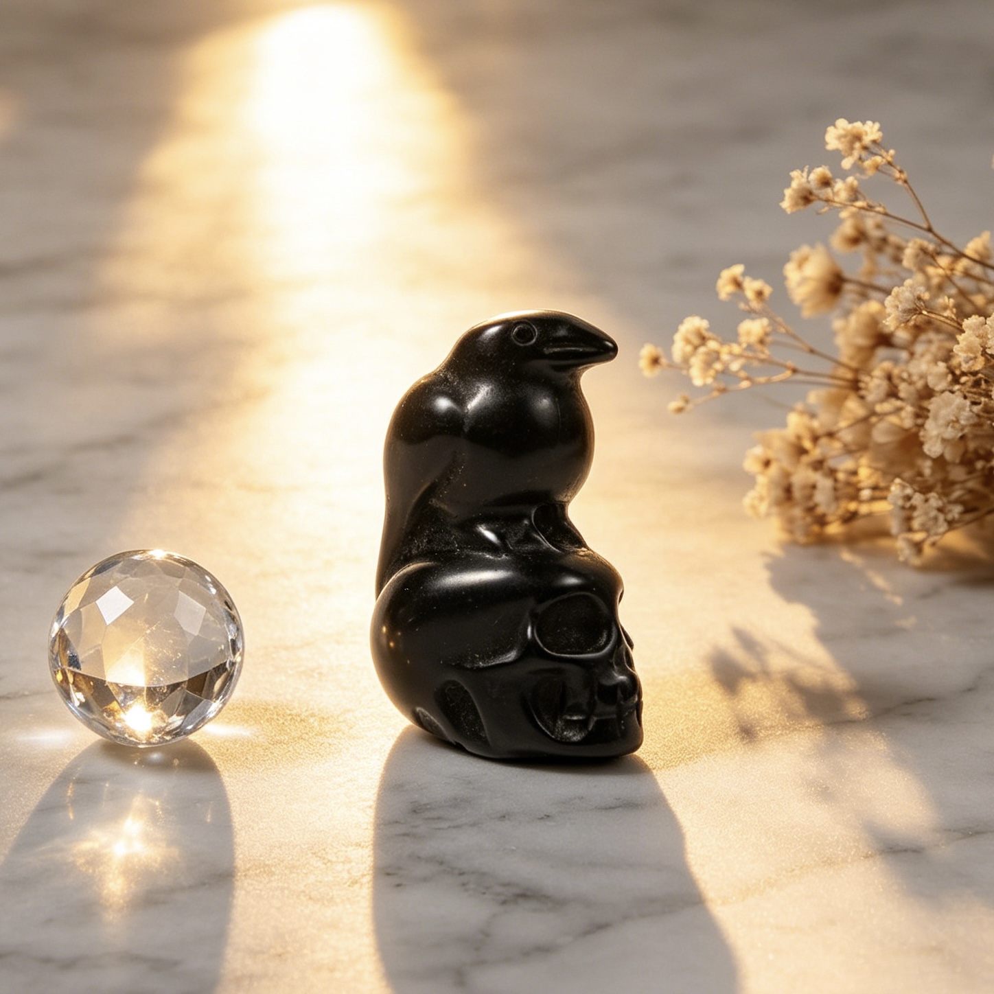1pc Natural Crystal Obsidian M - đánh giá và giá Unique Art Craft
