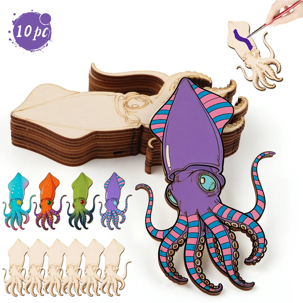 10pcs/set Unfinished Wood Craf - đánh giá và giá Art Craft Usa