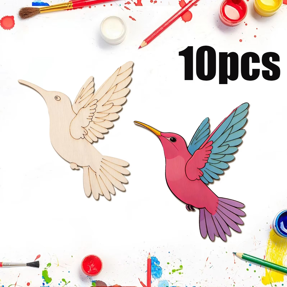 10pcs Unfinished Wood Animal B - đánh giá và giá Art Craft Usa
