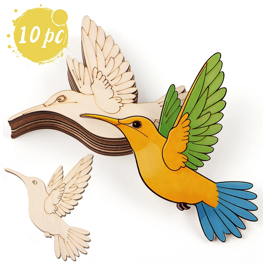 10pcs Unfinished Wood Animal B - đánh giá và giá Art Craft Usa