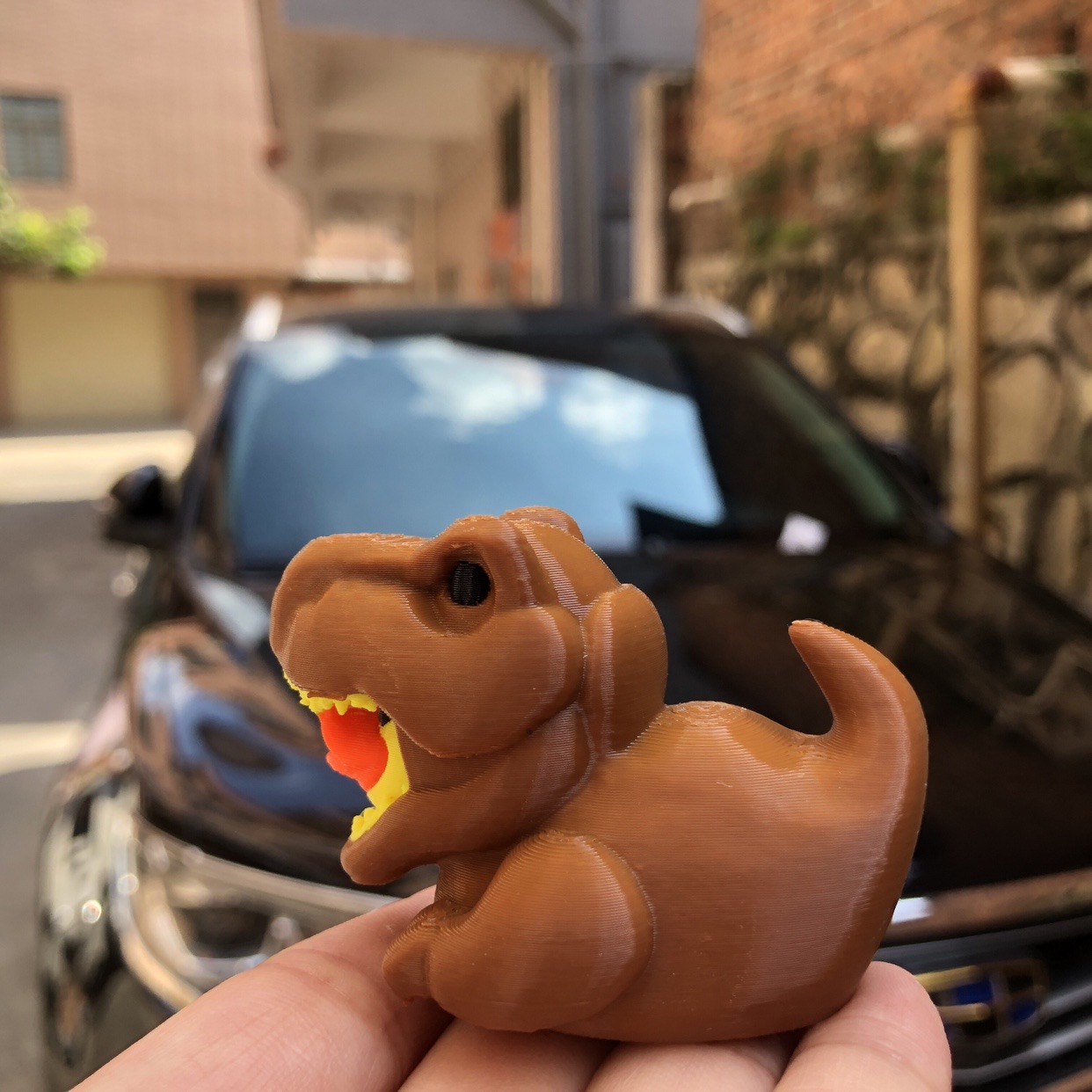 3D Printed Dinosaur Duck Statu - đánh giá và giá Art Craft Duck