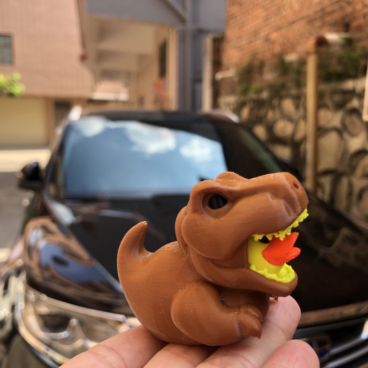 3D Printed Dinosaur Duck Statu - đánh giá và giá Art Craft Duck