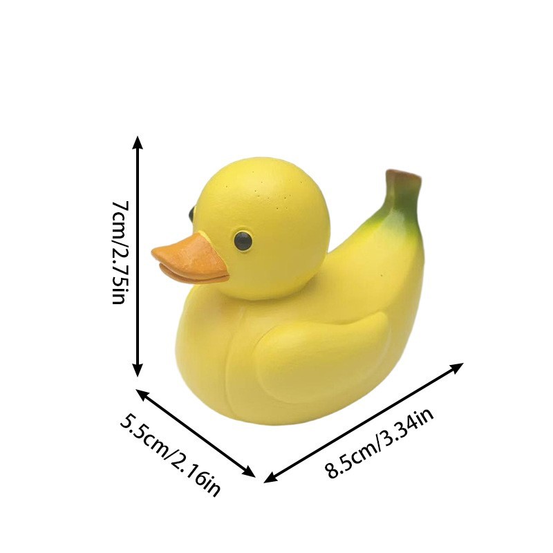 Pineapple Duck Resin Figurine, - đánh giá và giá Art Craft Duck