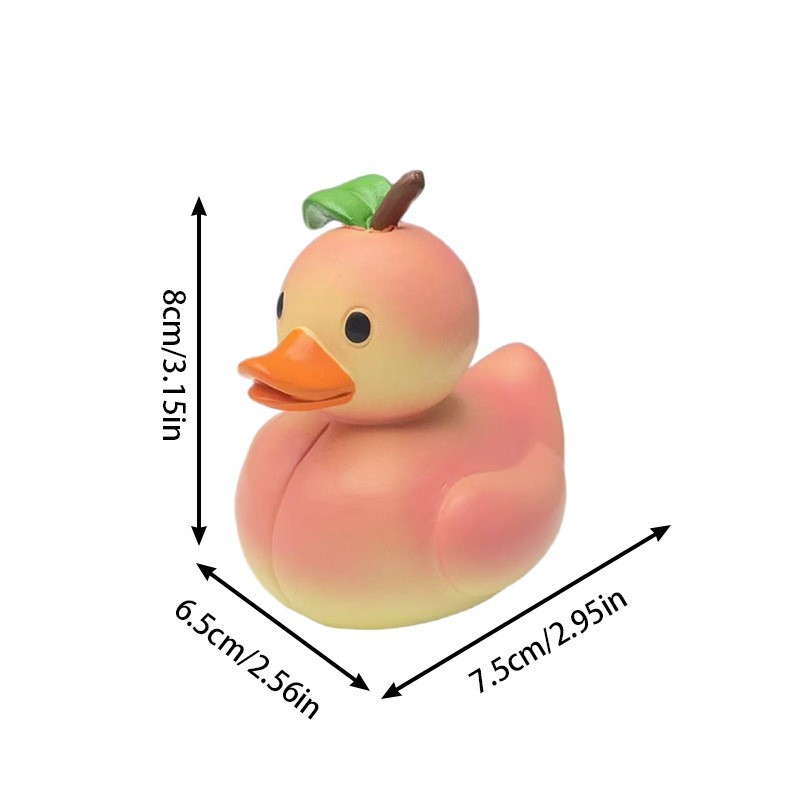 Pineapple Duck Resin Figurine, - đánh giá và giá Art Craft Duck