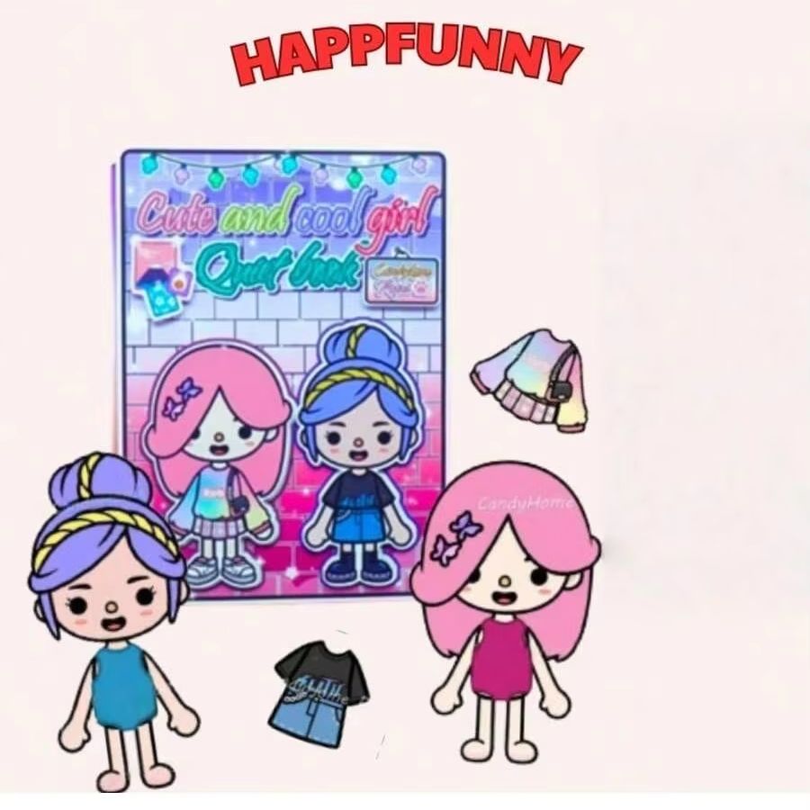 Paper Doll Theme DIY Sticker C - đánh giá và giá Art Craft 6 Year Old