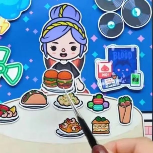 Paper Doll Theme DIY Sticker C - đánh giá và giá Art Craft 6 Year Old