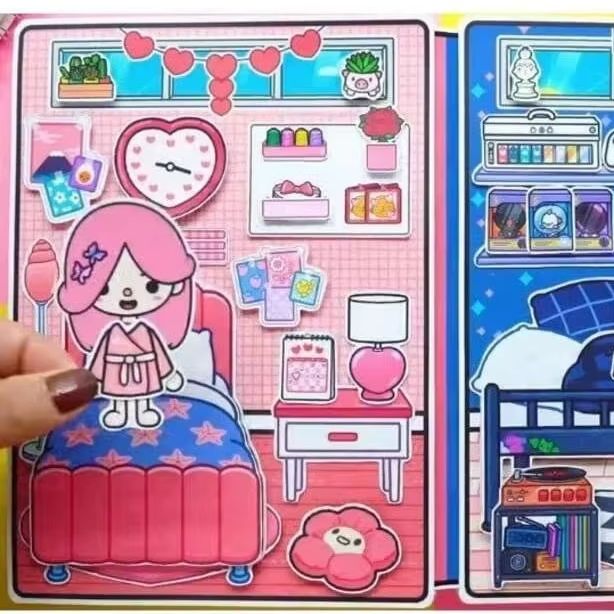 Paper Doll Theme DIY Sticker C - đánh giá và giá Art Craft 6 Year Old