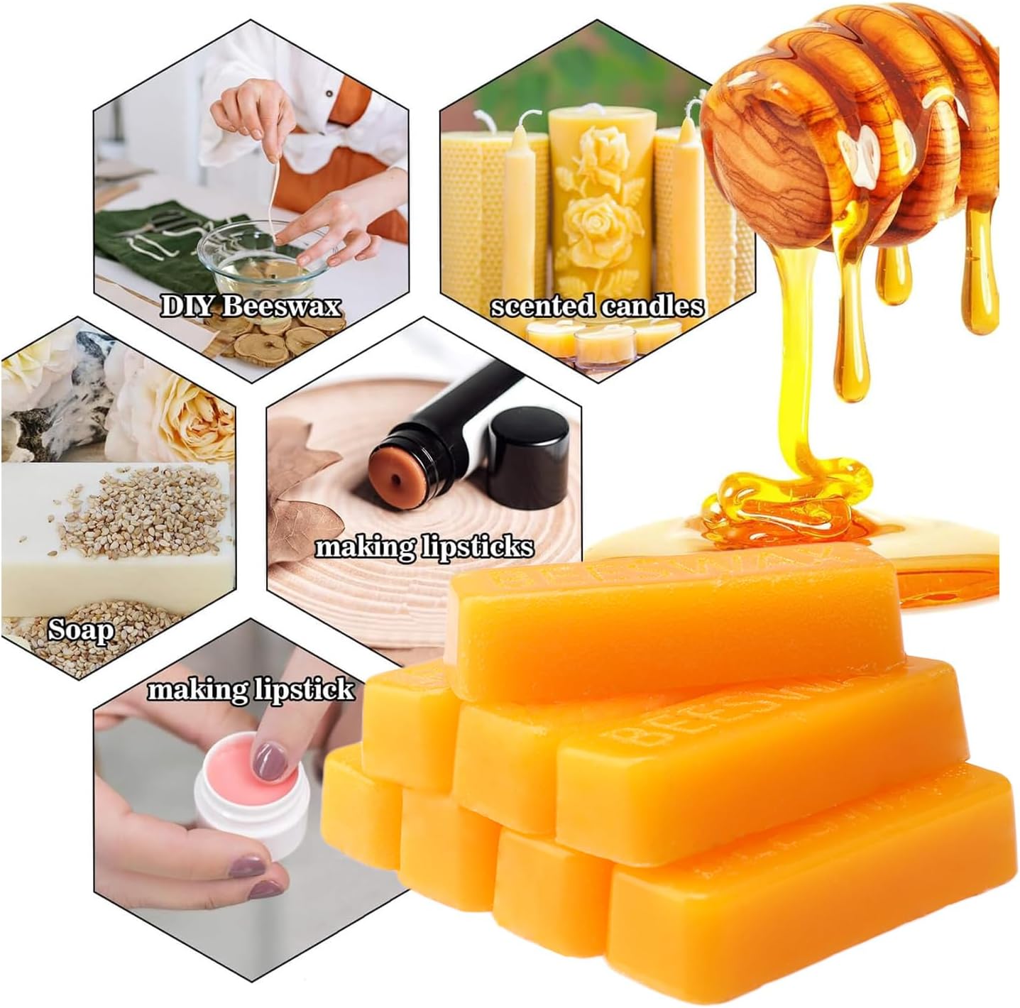 Beeswax Bar, Candle Wax Block  - đánh giá và giá Candle Making Wax