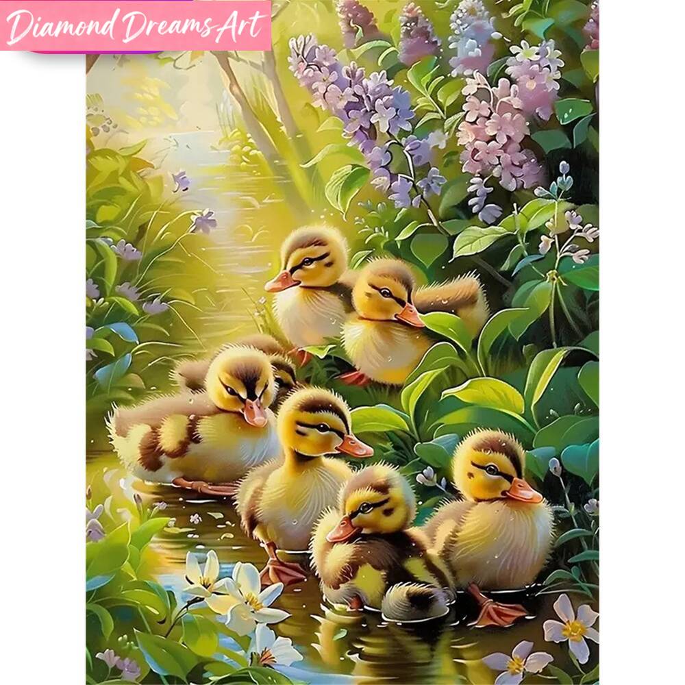 Frameless, 5D DIY Diamond Pain - đánh giá và giá Art Craft Duck