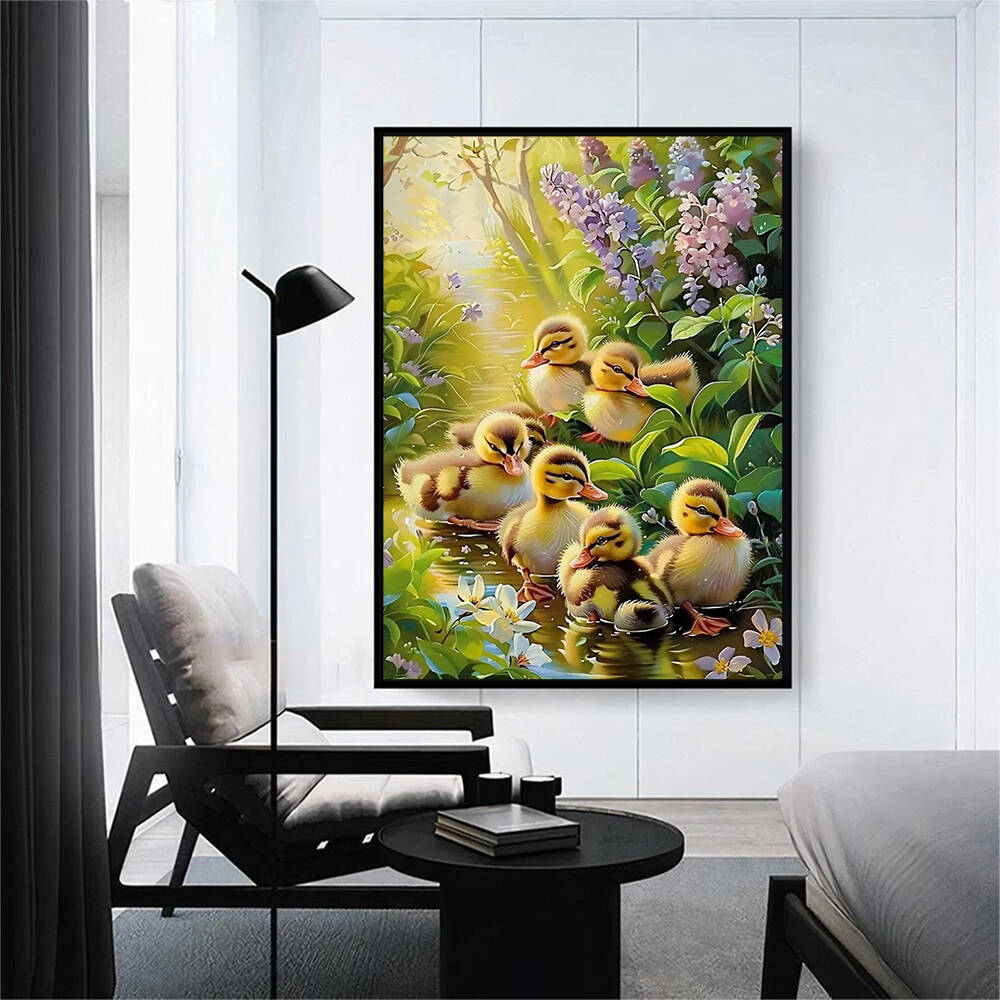 Frameless, 5D DIY Diamond Pain - đánh giá và giá Art Craft Duck
