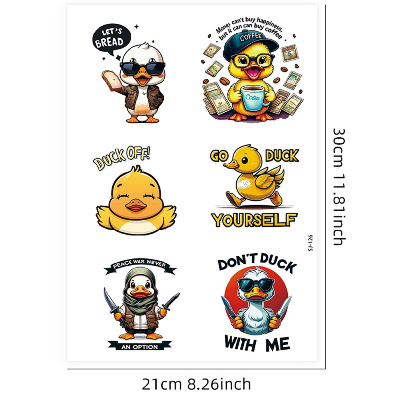 6pcs Cute Funny Cool Yellow Du - đánh giá và giá Art Craft Duck