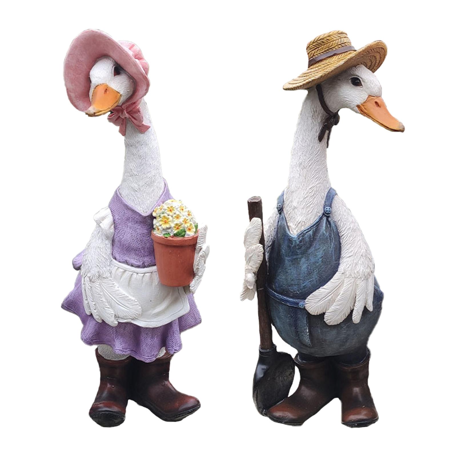 Resin Duck Garden Statue Figur - đánh giá và giá Art Craft Duck