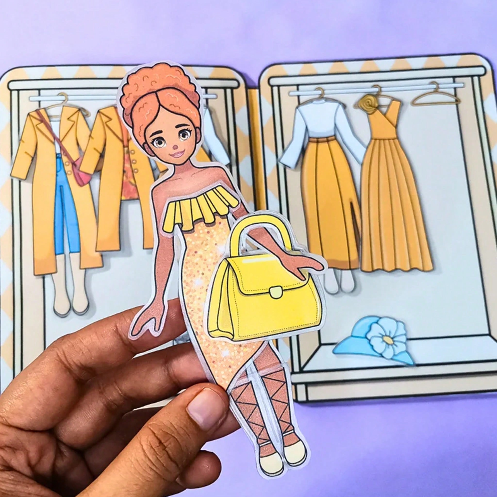 Yellow Dress Girl Tea Party Th - đánh giá và giá Art Craft 6 Year Old