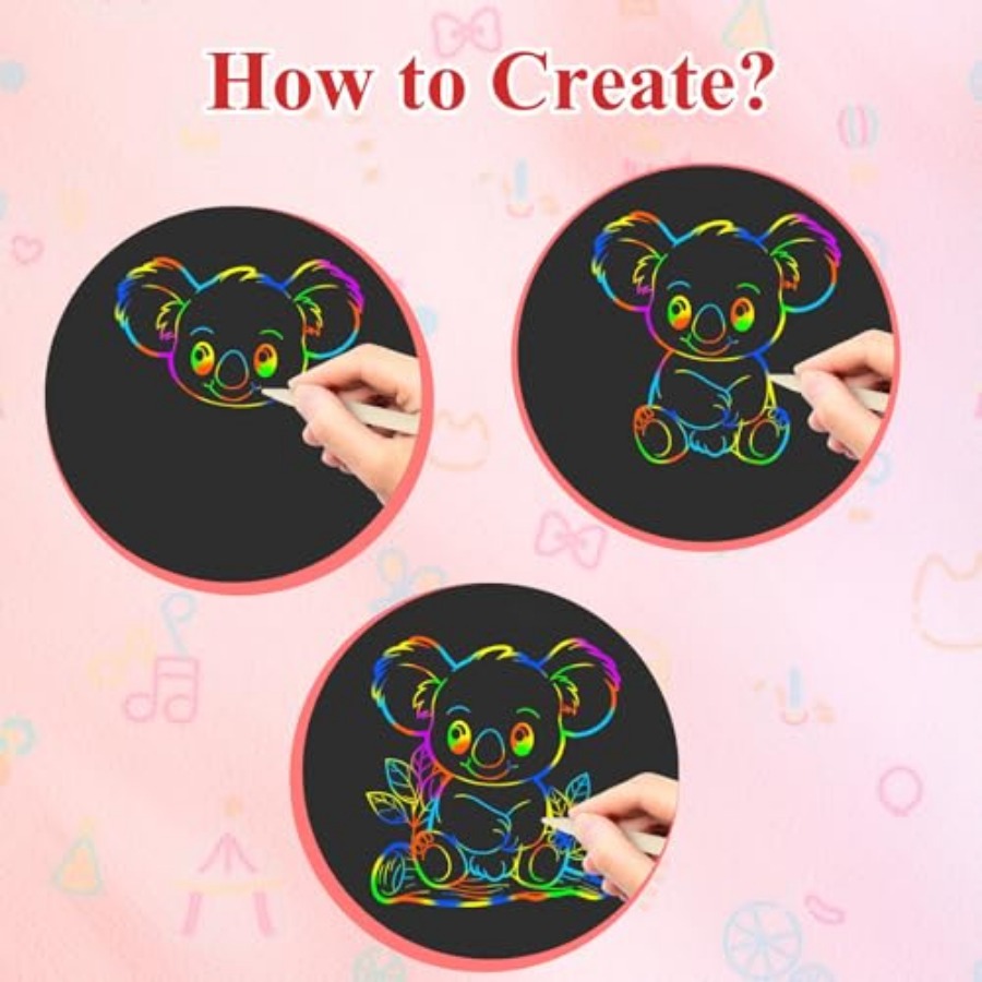 Scratch Paper Art Crafts Stock - đánh giá và giá Art Craft 2 Year Olds
