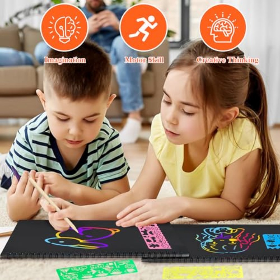 Scratch Paper Art Crafts Stock - đánh giá và giá Art Craft 2 Year Olds