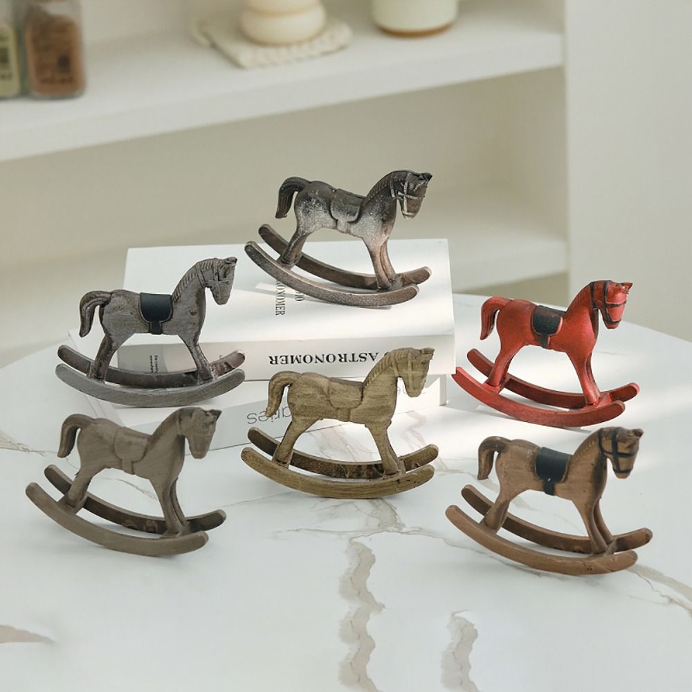 Creative Design Wooden Horse W - đánh giá và giá Art Craft Horse