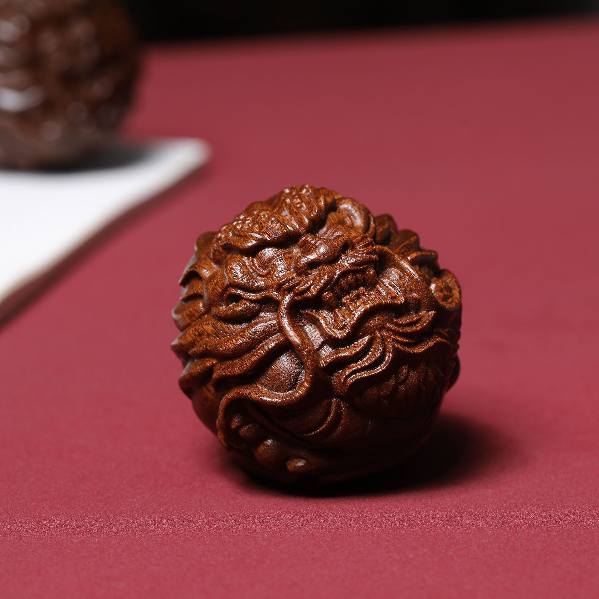 2 Pcs Wood Carved Pixiu Dragon - đánh giá và giá Art Craft 2 Year Olds