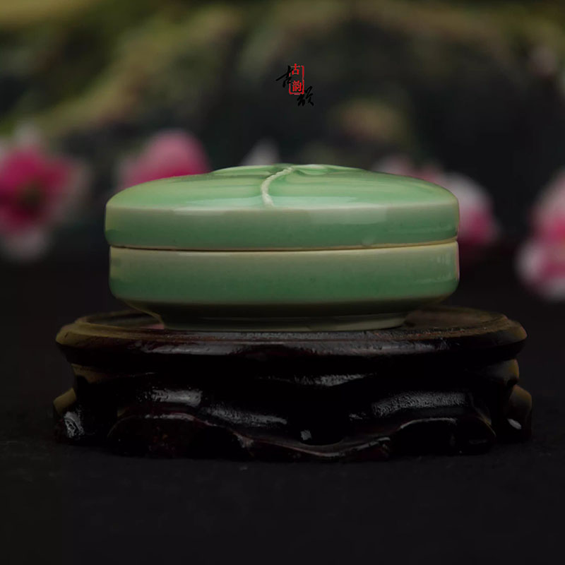 Antique Style Celadon Ceramic  - đánh giá và giá Stamping Ink Pad