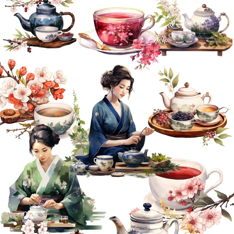 Cute Watercolor Tea Ceremony,  - đánh giá và giá Art Craft 6 Year Old