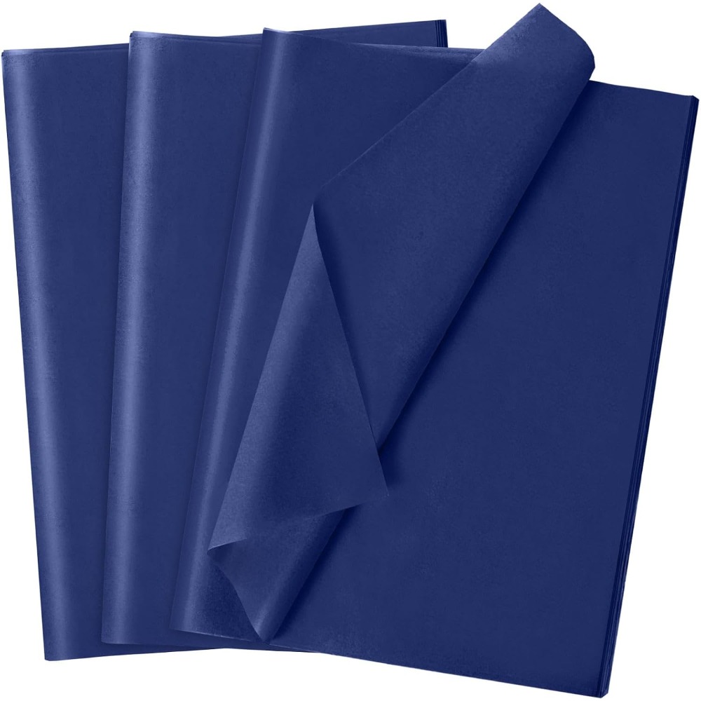 120 Sheets Navy Blue Tissue Pa - đánh giá và giá Art Craft Usa