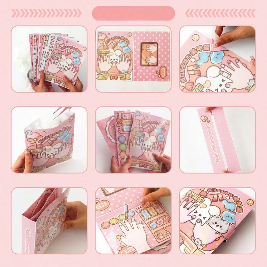 Pink Children DIY Nail Salon Q - đánh giá và giá Art Craft 6 Year Old
