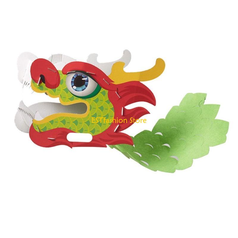 Y5GC Handmade 3D Paper Dragon  - đánh giá và giá Art Craft Girl