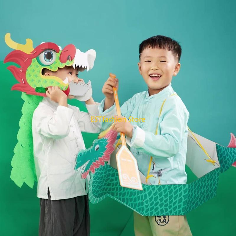 Y5GC Handmade 3D Paper Dragon  - đánh giá và giá Art Craft Girl