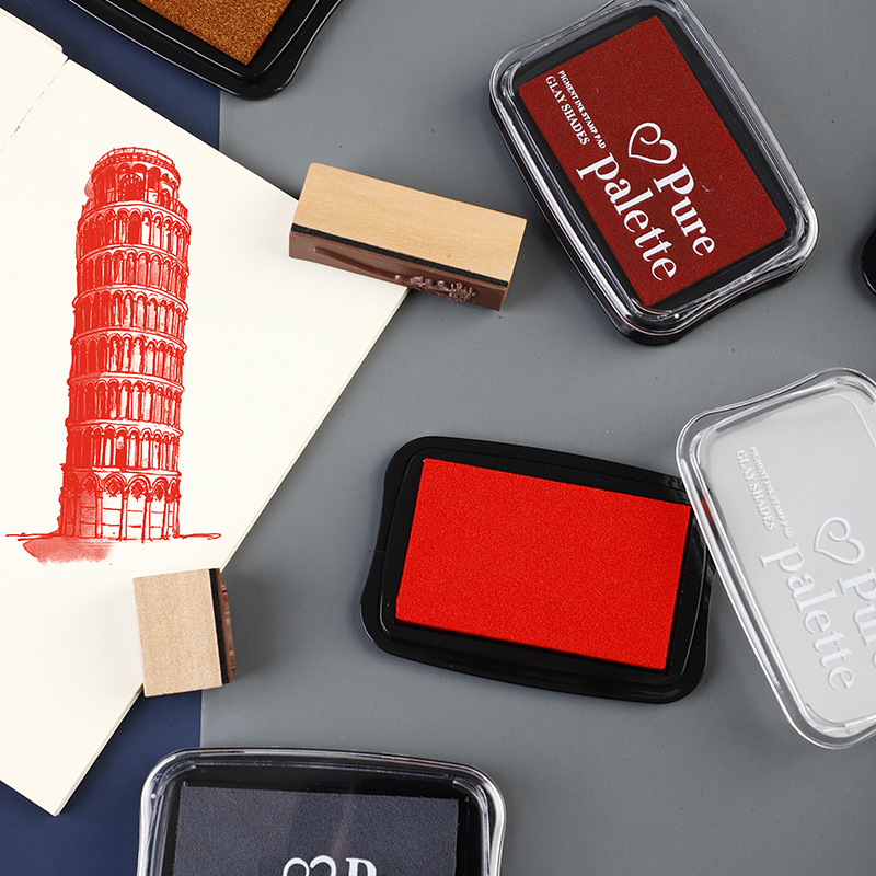 12 Colors Large Size Vintage I - đánh giá và giá Stamping Ink Pad