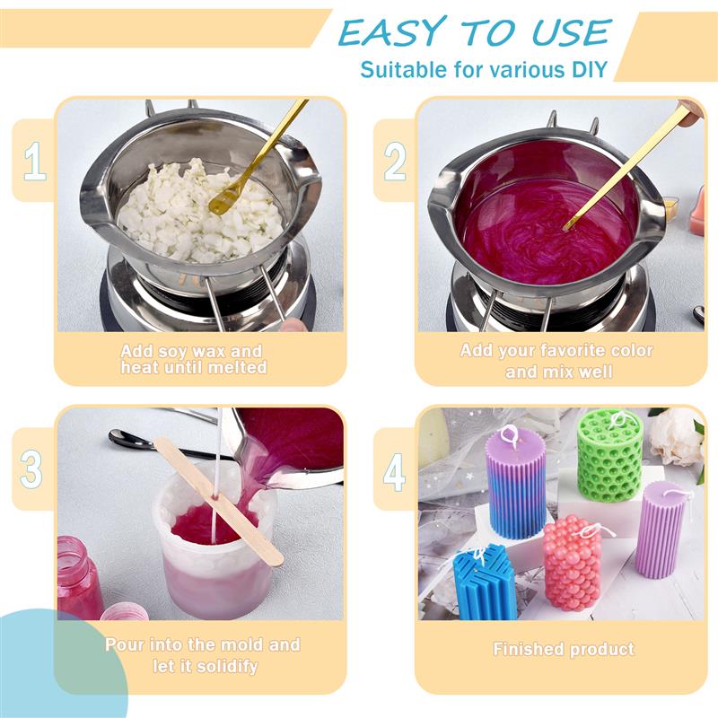 100/500g/1kg Pure Soy Wax Para - đánh giá và giá Candle Making Wax