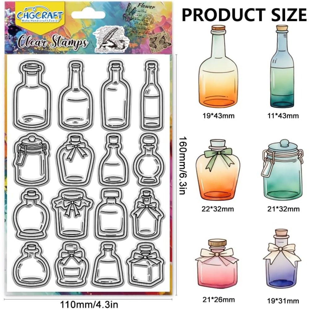 Various Bottle Style Clear Sta - đánh giá và giá Stamping Ink Pad