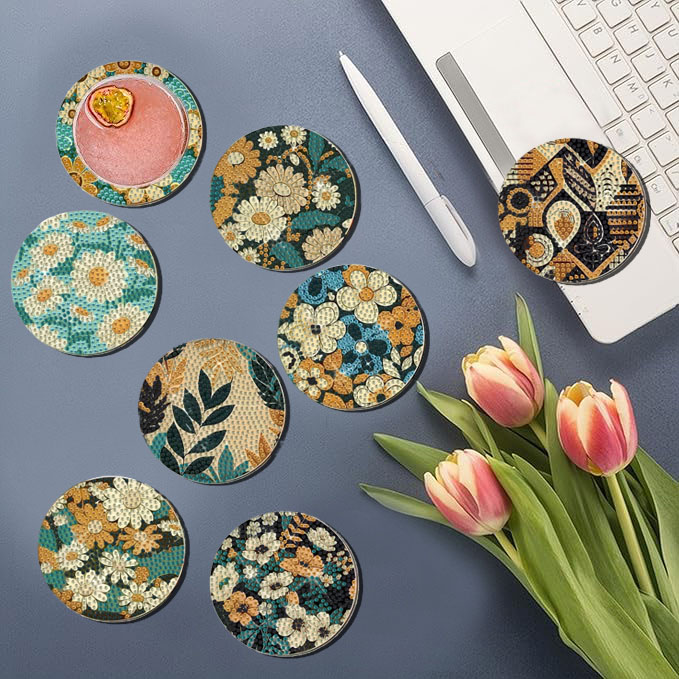 8 Pieces DIY Diamond Painting  - đánh giá và giá Art Craft Flower