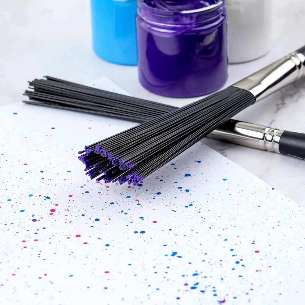 Flat/Round Splatter Brush Abst - đánh giá và giá Art Craft Project
