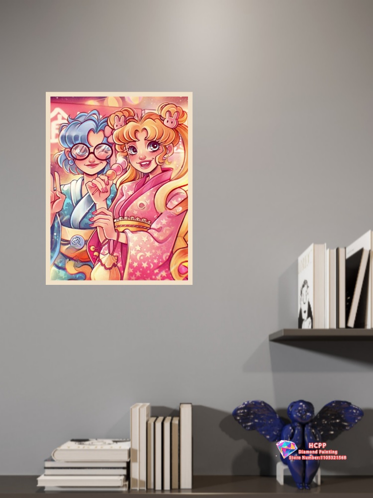 Witch Sister Couple Diamond Pa - đánh giá và giá Unique Art Craft